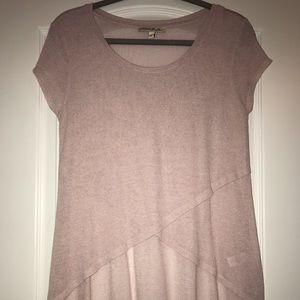 Express Low High Short Sleeve Sweater